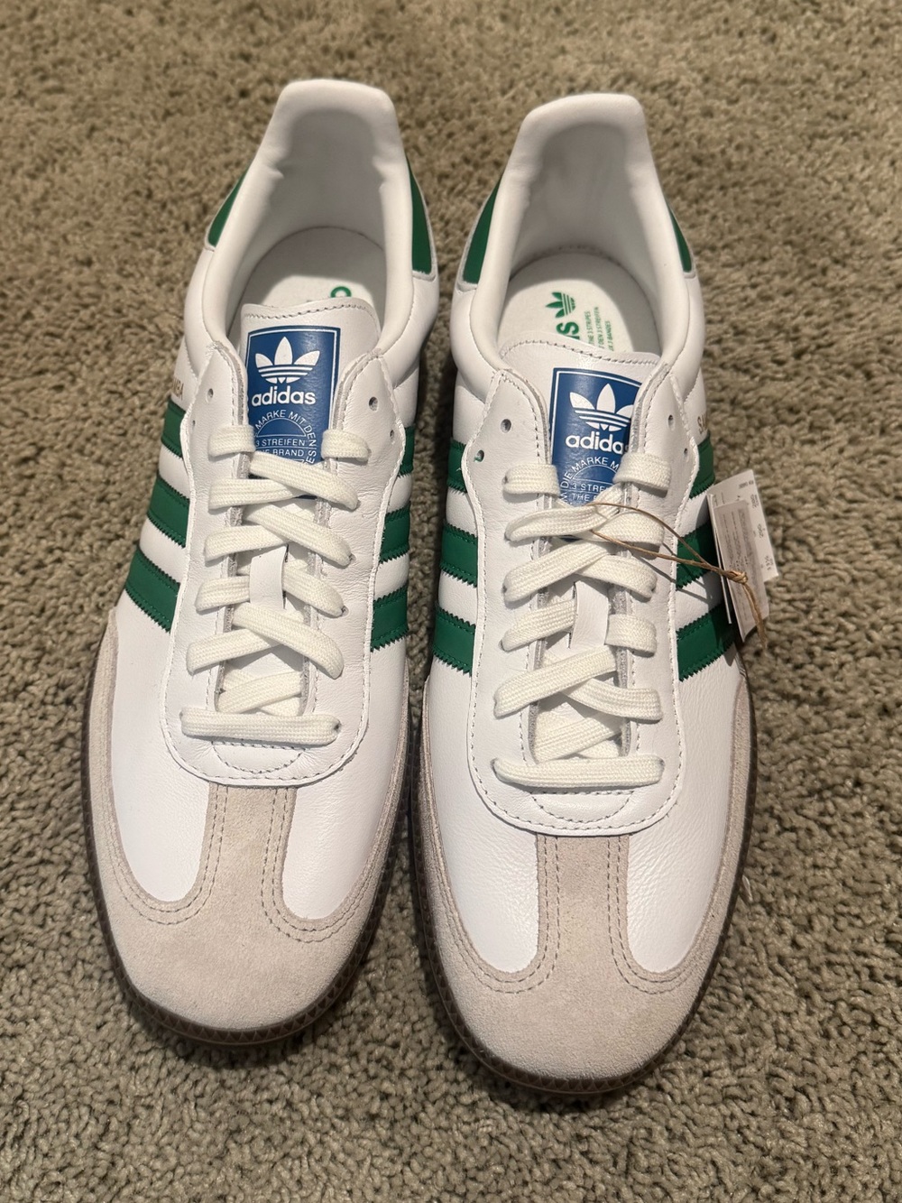 NWT Green Stripe Samba OG Adidas